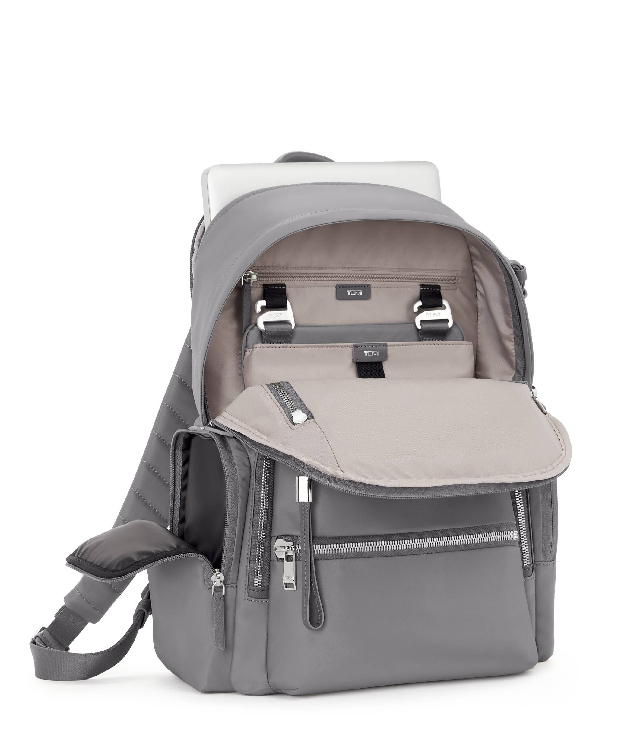 Tumi grey backpack shop