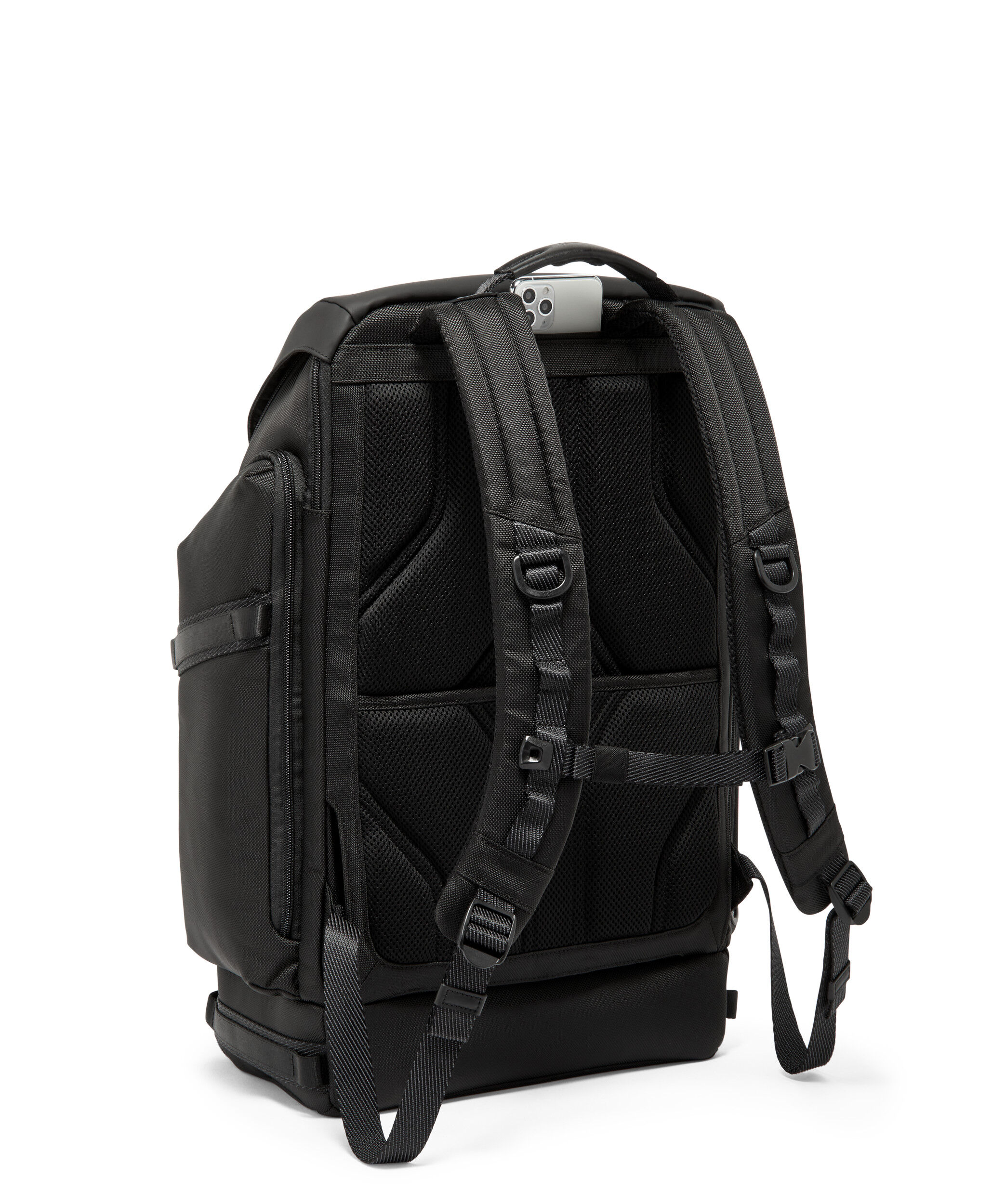 Alpha Bravo Expedition Flap Backpack Black | TUMI UK