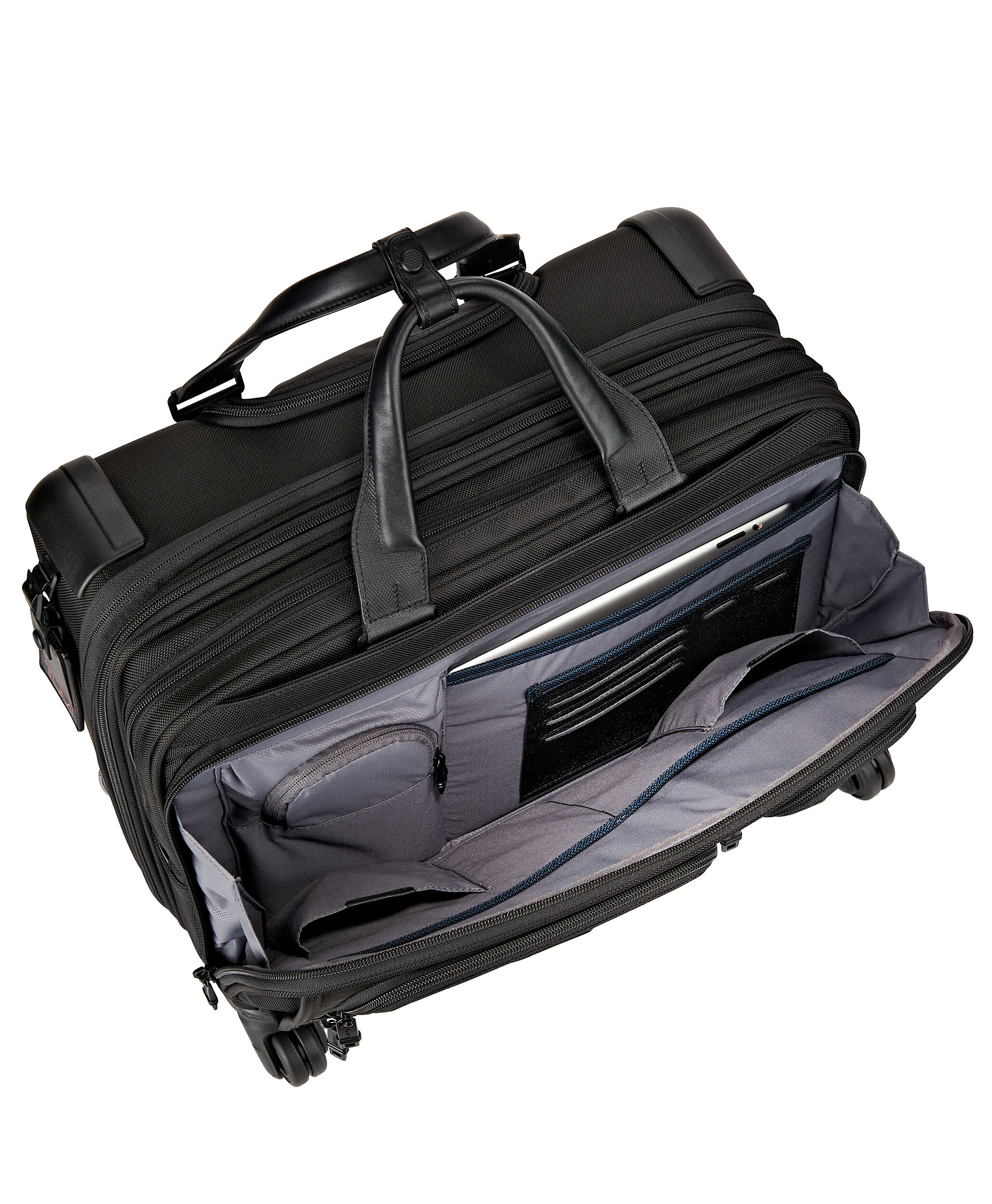 Tumi 4 wheeled deluxe brief with laptop case Clearance