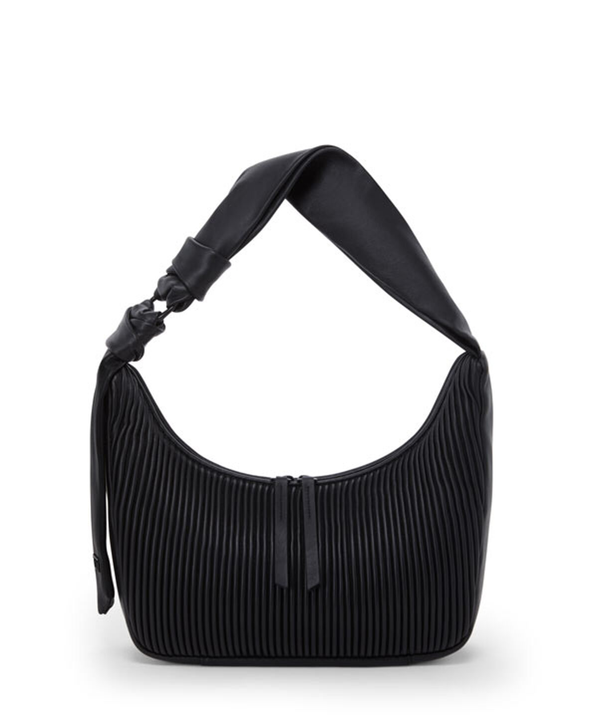 TUMI ASRA Small Shoulder Bag Black Ribbed