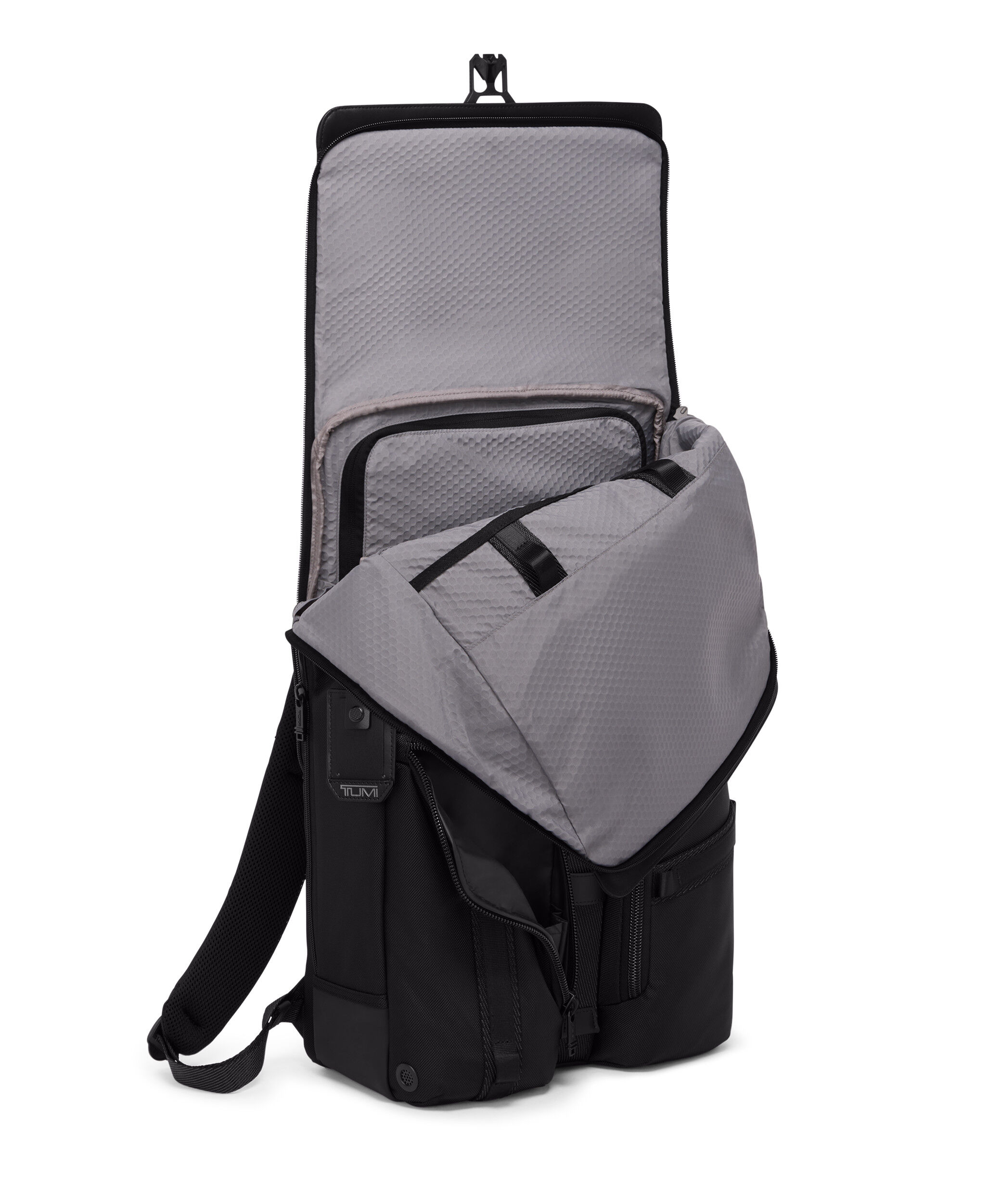 Alpha Bravo Surveillance Flap Backpack Black | TUMI UK