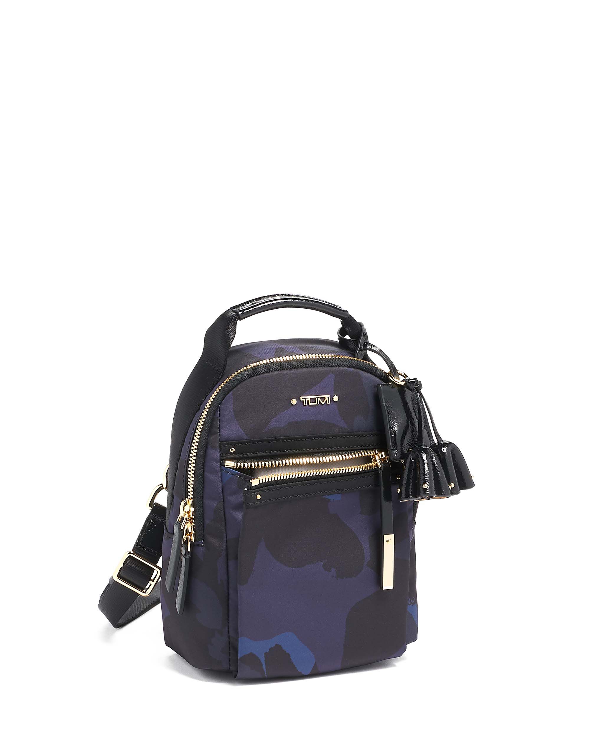 all red mcm backpack