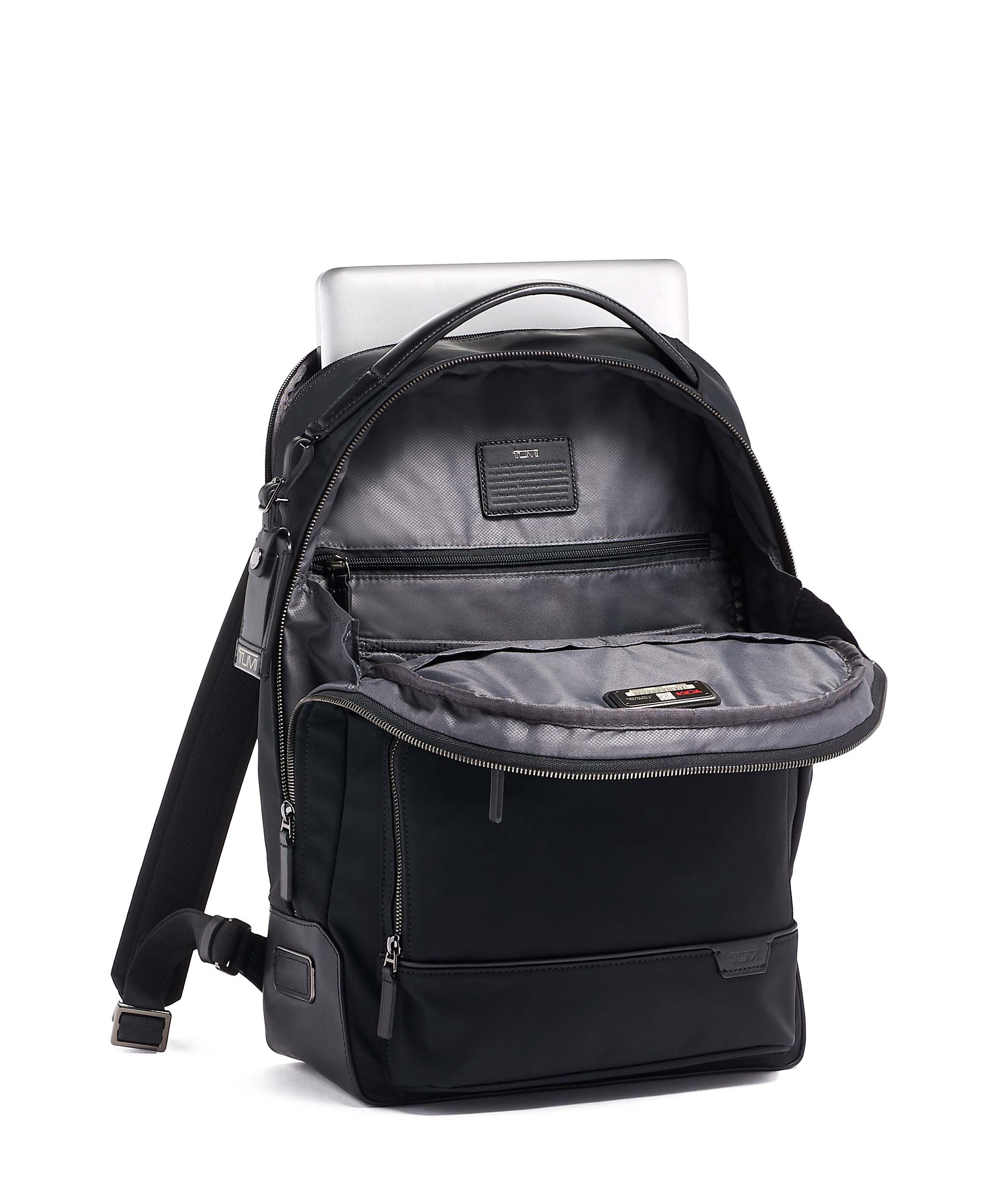 Tumi harrison backpack leather online