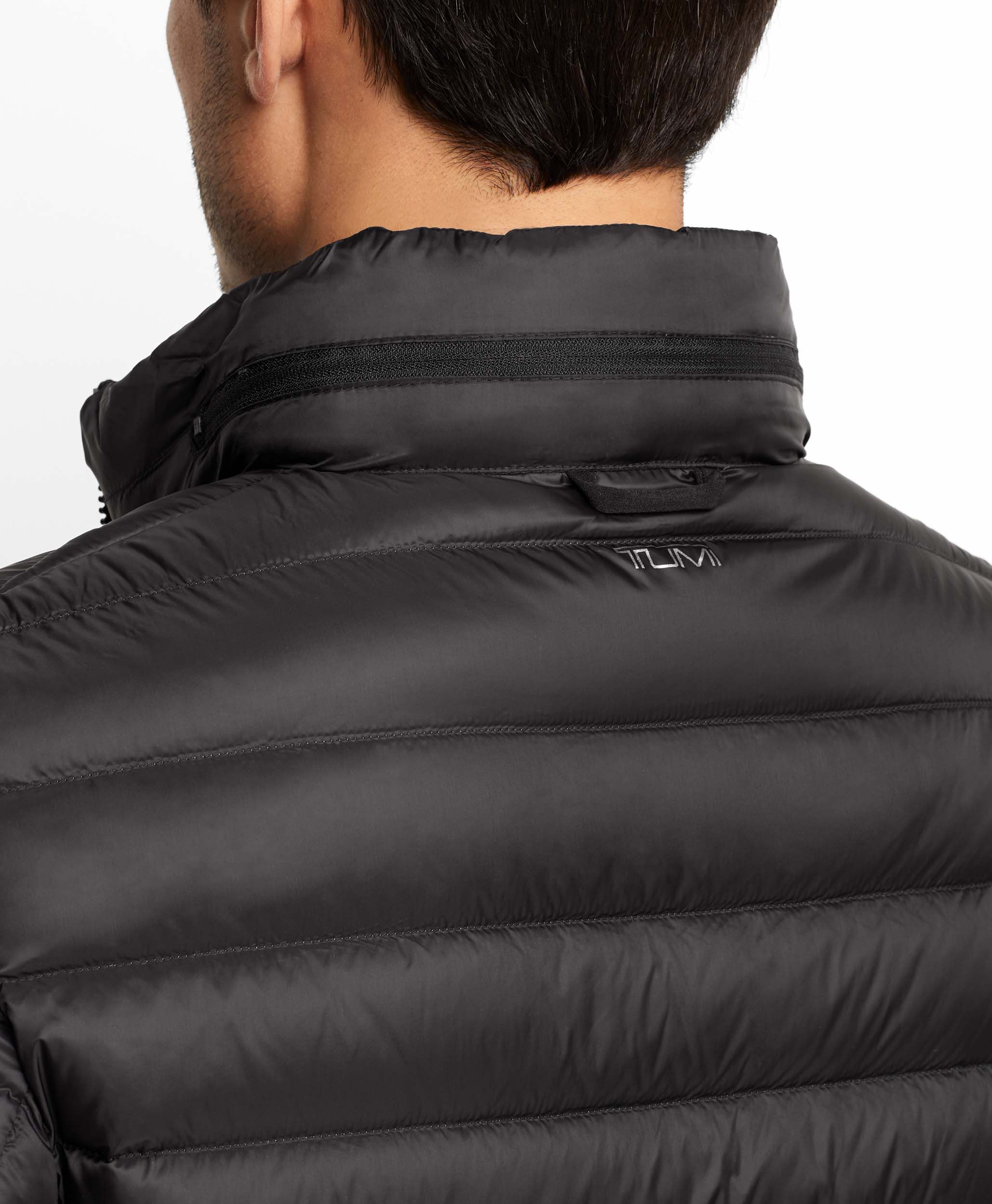 tumi nano hooded packable down jacket