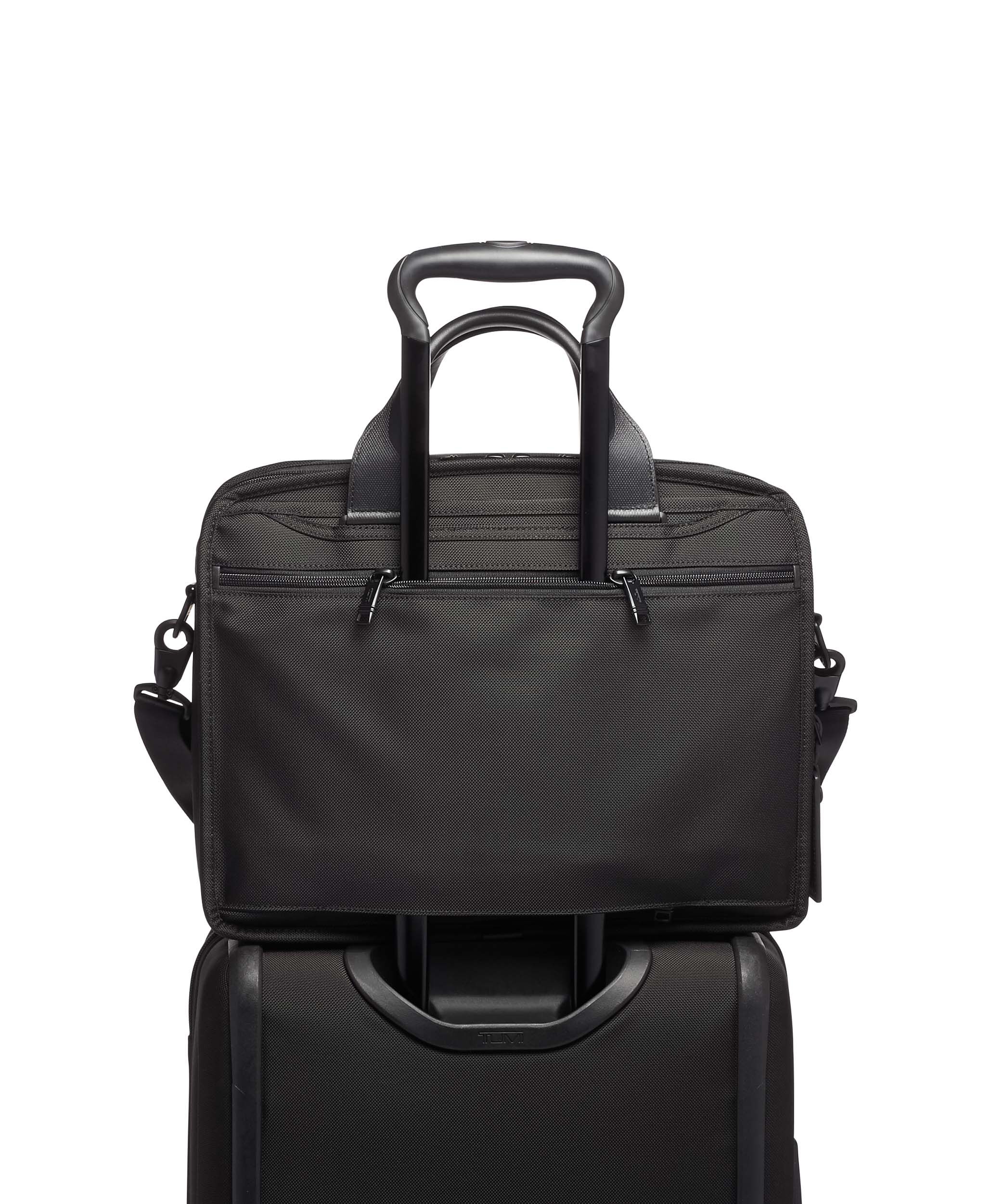 Tumi leather clearance bag