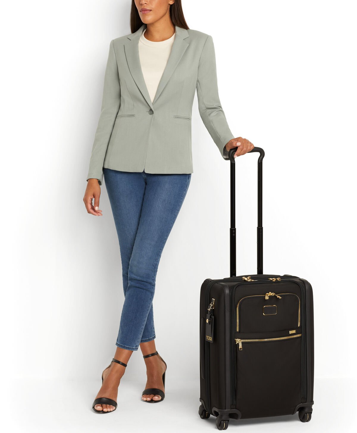 TUMI Alpha 3 CONT DUAL ACCESS 4WHL C/O Black