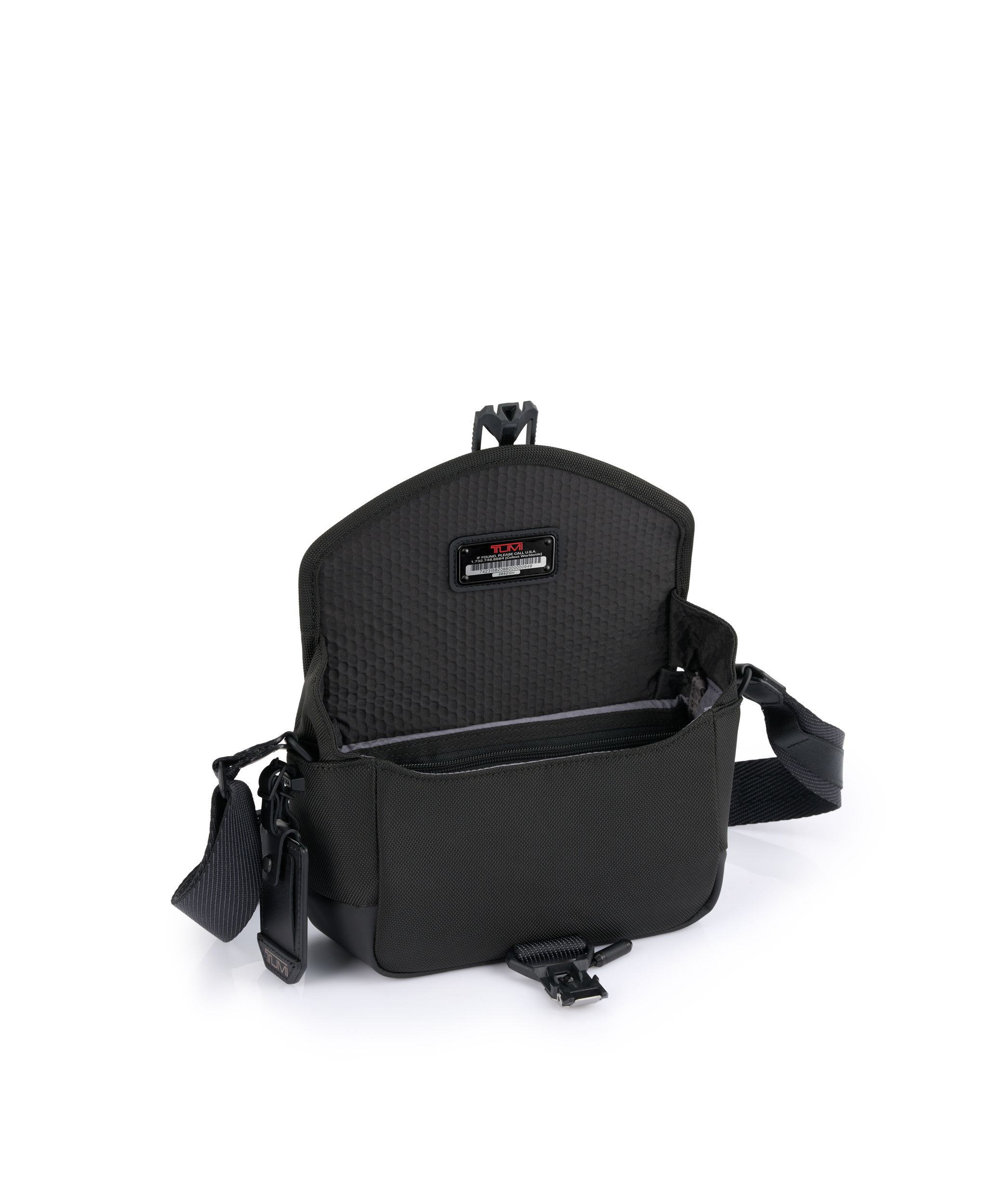 Alpha Bravo Compass Flap Crossbody Black | TUMI UK